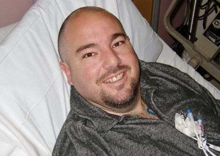 Matt - One of his first days in the hospital